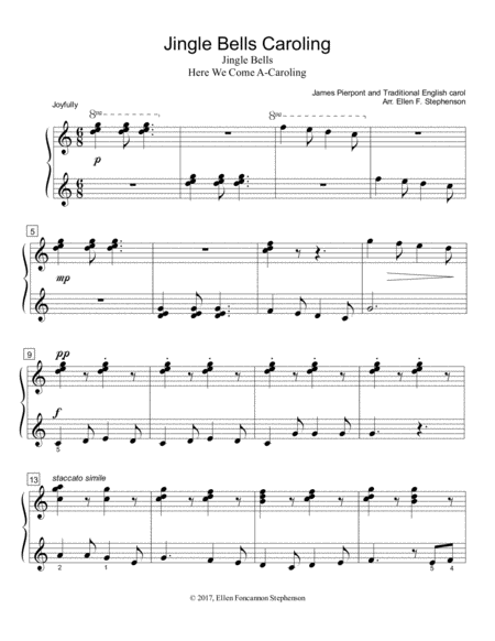 Jingle Bells Caroling Solo Sheet Music