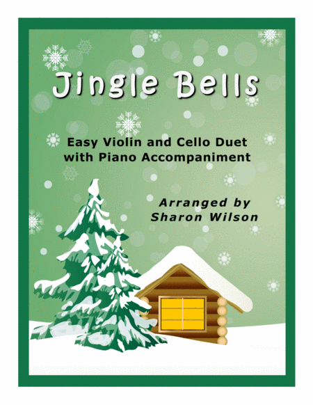 Jingle Bells Easy Violin And Cello Duet With Piano Accompaniment Sheet Music