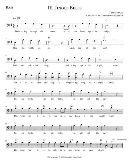 Free Sheet Music Jingle Bells For Bass Voice