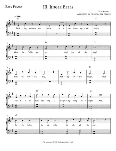 Free Sheet Music Jingle Bells For Easy Piano