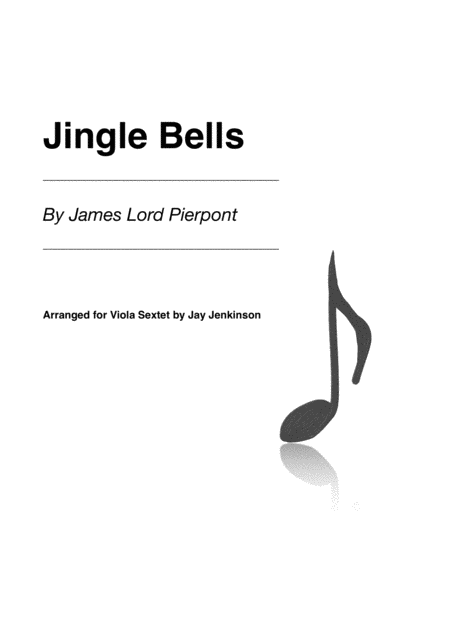 Free Sheet Music Jingle Bells For Six Violas