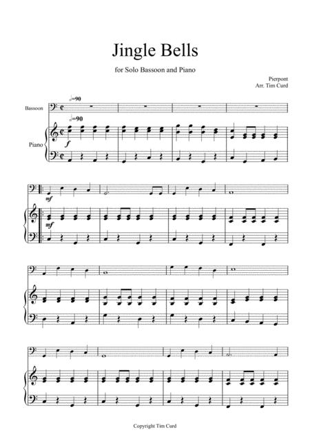 Jingle Bells For Solo Bassoon And Piano Sheet Music