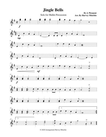 Jingle Bells For Solo Mallet Percussion Sheet Music