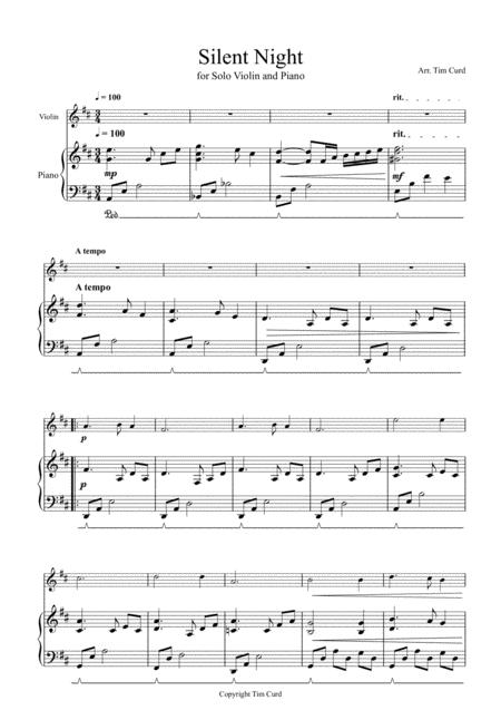 Jingle Bells For Solo Violin And Piano Sheet Music