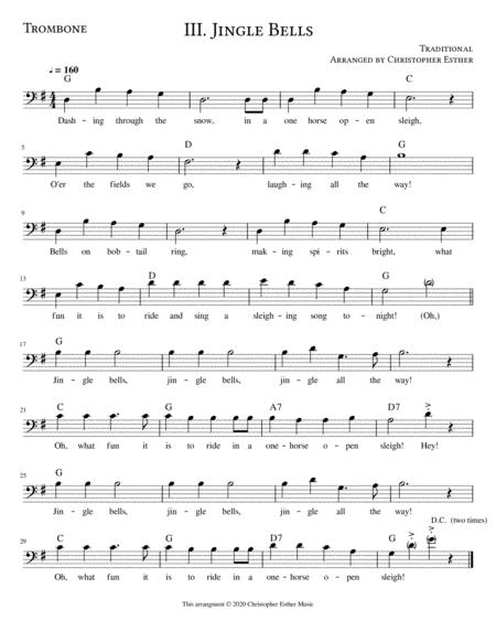 Free Sheet Music Jingle Bells For Trombone