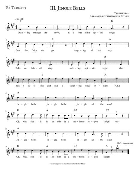 Free Sheet Music Jingle Bells For Trumpet