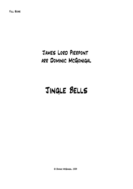 Free Sheet Music Jingle Bells Satbarb With Optional Bells