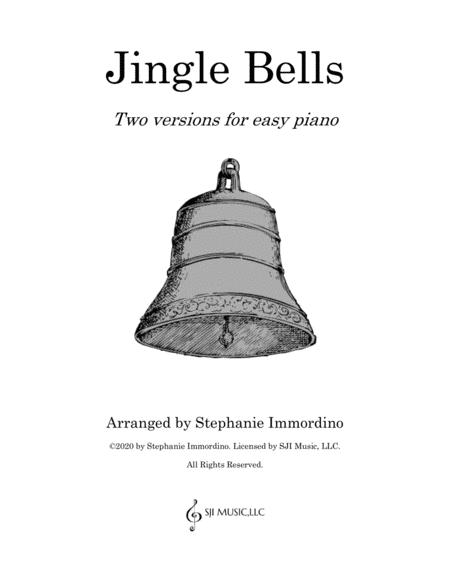 Free Sheet Music Jingle Bells Two Versions For Easy Piano