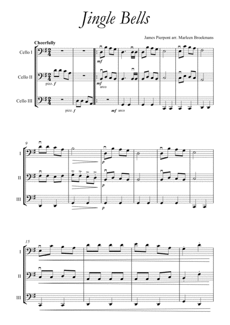 Free Sheet Music Jingle Bells