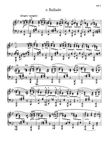 Johannes Brahms Ballade In G Minor Op 118 No 3 Complete Version Sheet Music