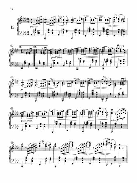 Johannes Brahms Waltz In Ab Major Op 39 No 15 Complete Version Sheet Music