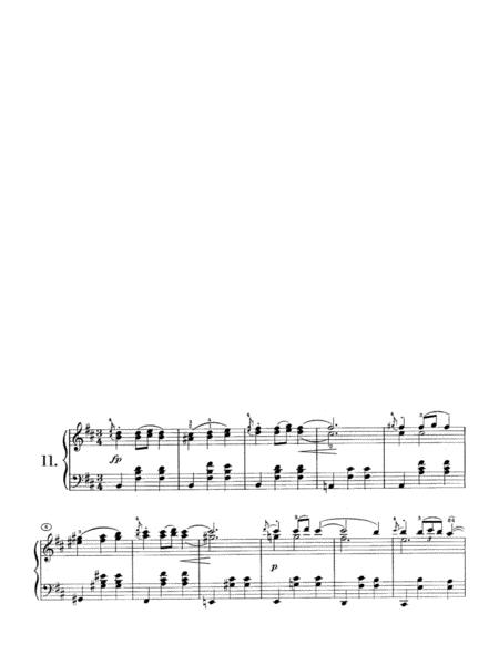 Johannes Brahms Waltz In B Minor Op 39 No 11 Complete Version Sheet Music