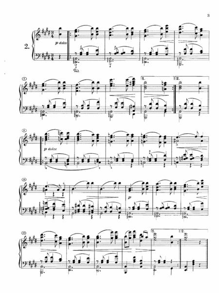 Johannes Brahms Waltz In E Major Op 39 No 2 Complete Version Sheet Music
