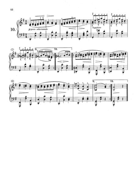 Johannes Brahms Waltz In G Major Op 39 No 10 Complete Version Sheet Music