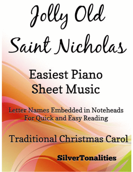 Jolly Old Saint Nicholas Easiest Piano Sheet Music Sheet Music