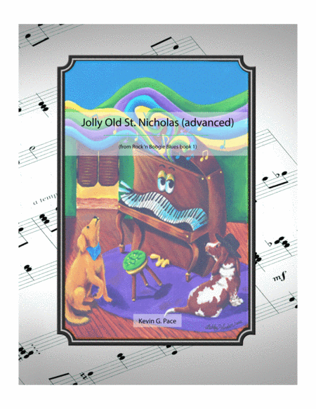 Jolly Old St Nicholas Boogie Advanced Piano Solo Sheet Music