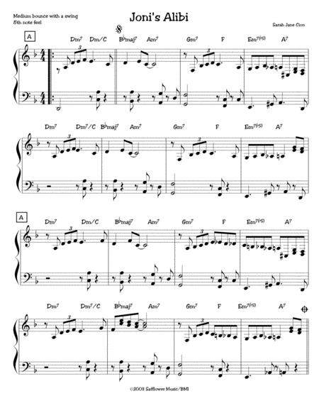 Free Sheet Music Jonis Alibi