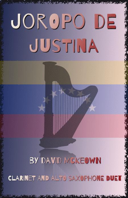 Joropo De Justina For Clarinet And Alto Saxophone Duet Sheet Music