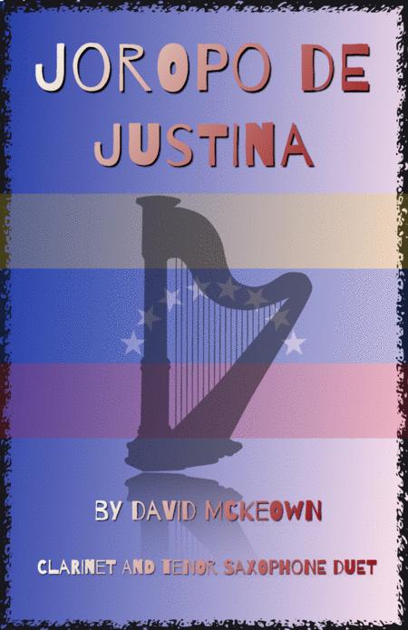 Joropo De Justina For Clarinet And Tenor Saxophone Duet Sheet Music