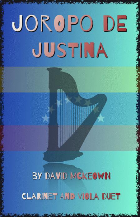 Joropo De Justina For Clarinet And Viola Duet Sheet Music