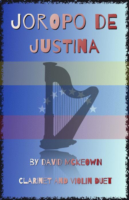 Free Sheet Music Joropo De Justina For Clarinet And Violin Duet