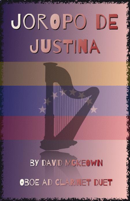 Joropo De Justina For Oboe And Clarinet Duet Sheet Music