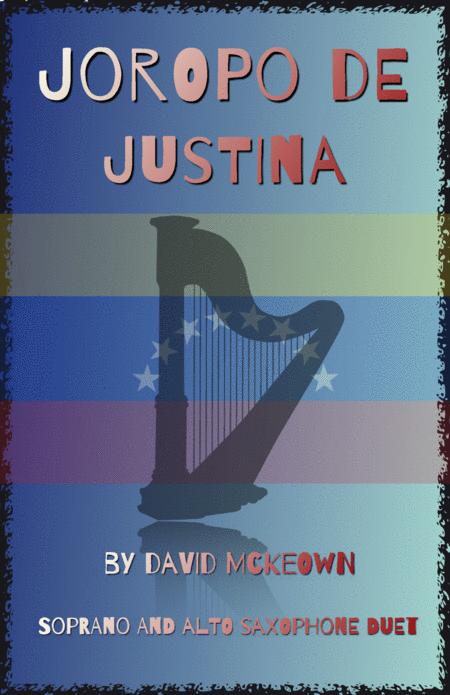 Joropo De Justina For Soprano And Alto Saxophone Duet Sheet Music