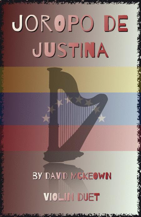 Joropo De Justina For Violin Duet Sheet Music