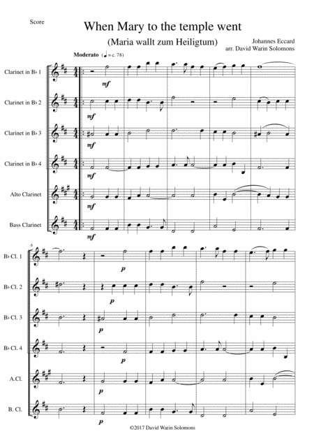 Josephs Lullaby Duet For Bb Trumpet And French Horn Sheet Music