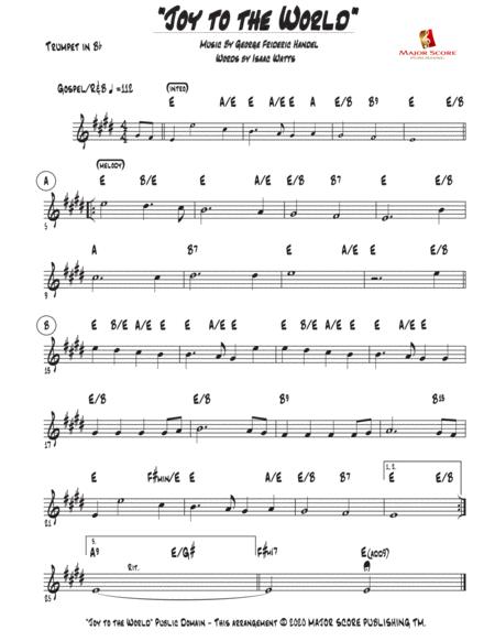 Joy To The World Bb Trumpet Piano D Major Sheet Music