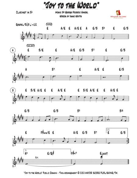 Joy To The World Clarinet Piano D Major Sheet Music