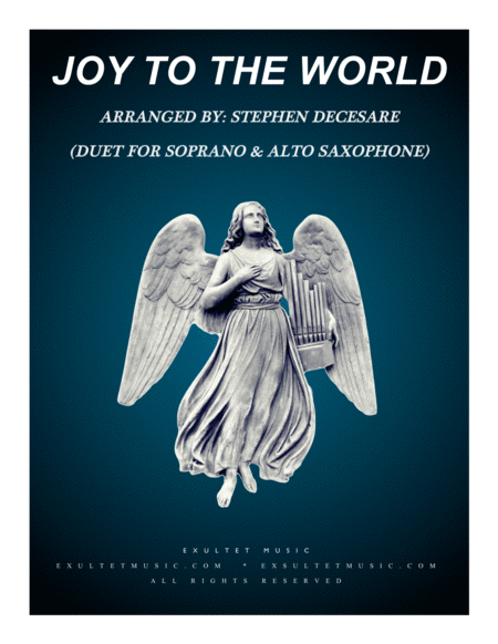 Free Sheet Music Joy To The World Duet For Soprano And Alto Saxophone