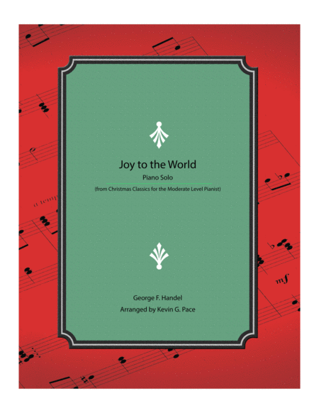 Free Sheet Music Joy To The World Moderate Level Piano Solo
