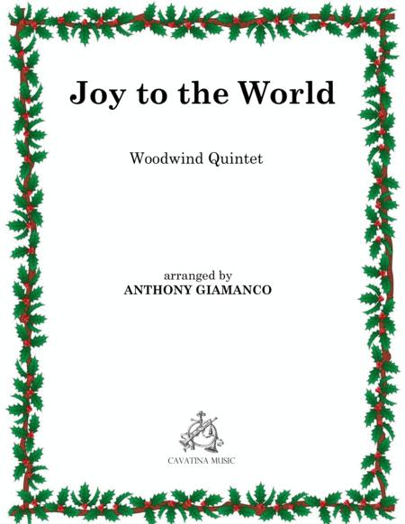 Joy To The World Woodwind Quintet Sheet Music