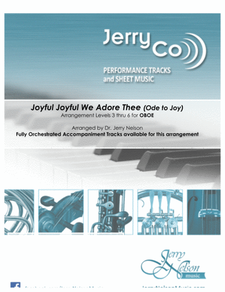 Free Sheet Music Joyful Joyful We Adore Thee Arrangements Level 3 6 For Oboe Written Acc Hymns