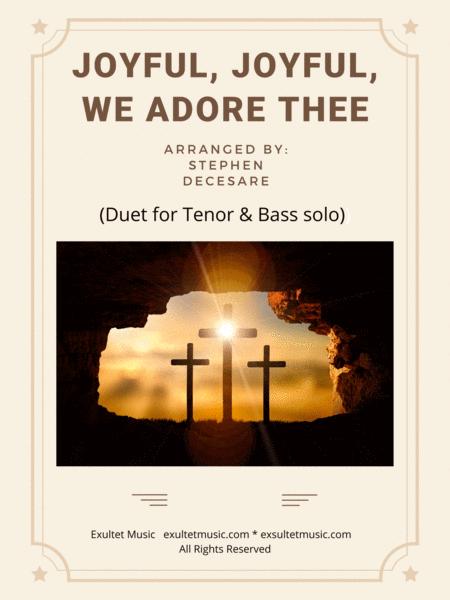 Joyful Joyful We Adore Thee Duet For Tenor And Bass Solo Sheet Music