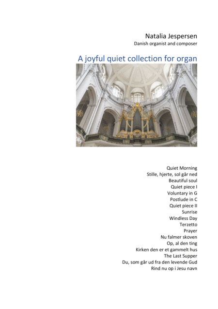 Joyful Quiet Collection For Organ Sheet Music