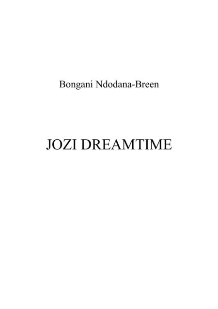 Free Sheet Music Jozi Dreamtime