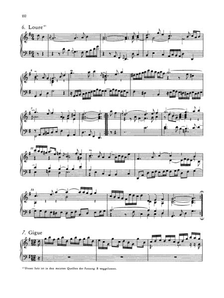 Free Sheet Music Js Bach French Suite No 5 In G Major Bwv 816 6 Loure Original Version