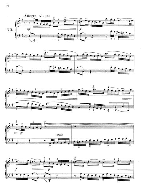 Free Sheet Music Js Bach Invention 7 In E Minor Bwv 778 Original Version
