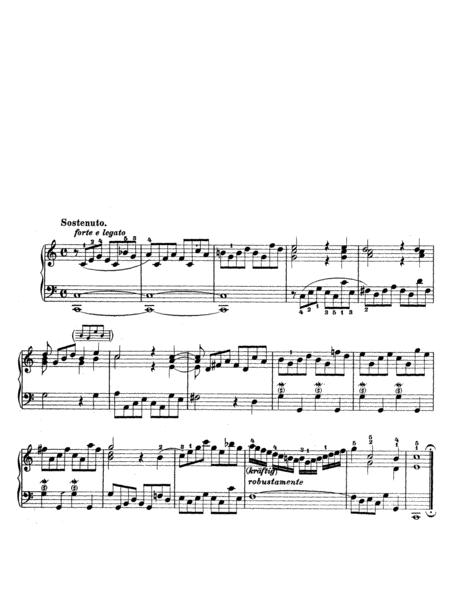 Js Bach Little Prelude In C Major Bwv 939 Complete Version Sheet Music