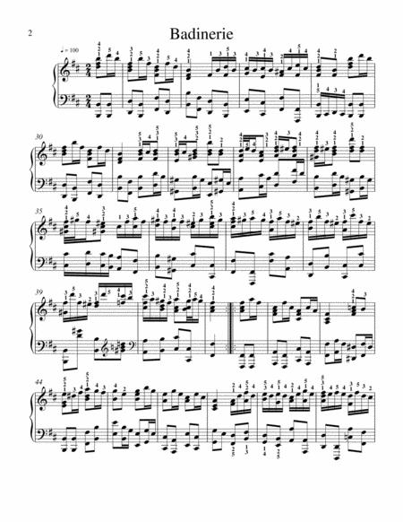 Free Sheet Music Js Bach Suite No 2 Badinerie Original Version