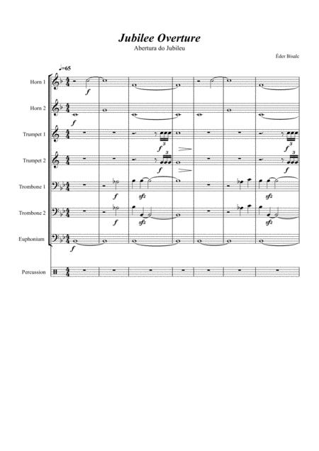 Jubilee Overture Sheet Music