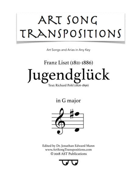 Jugendglcks 323 G Major Sheet Music