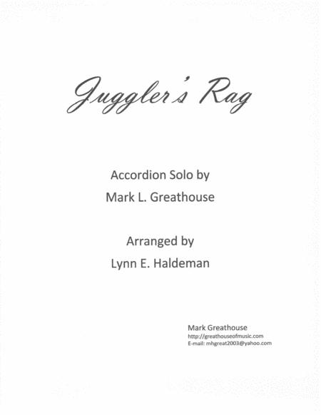 Juggler Rag Accordion Solo Sheet Music