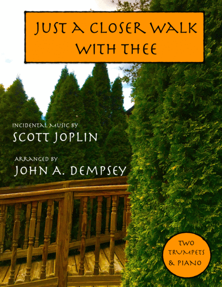 Just A Closer Walk With Thee Solace Trio For Two Trumpets And Piano Sheet Music