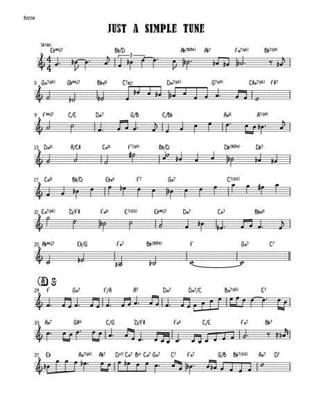 Just A Simple Tune Sheet Music