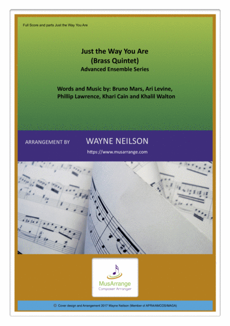 Just The Way You Are For Brass Quintet Sheet Music