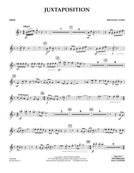 Juxtaposition Oboe Sheet Music