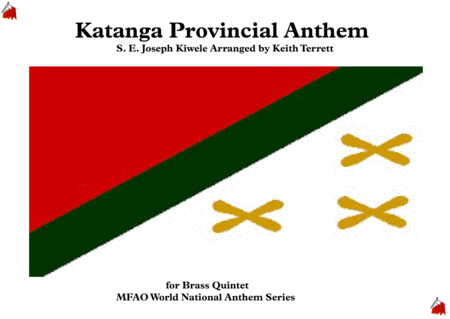 Katanga Provincial Anthem For Brass Quintet 1960 63 Sheet Music